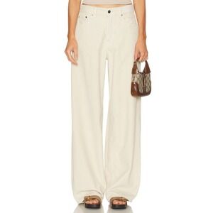 Haikure Bethany Wide Leg Corduroy Pants Beige Cotton Made in Italy NWT